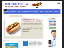 Tablet Screenshot of hotdogforum.com